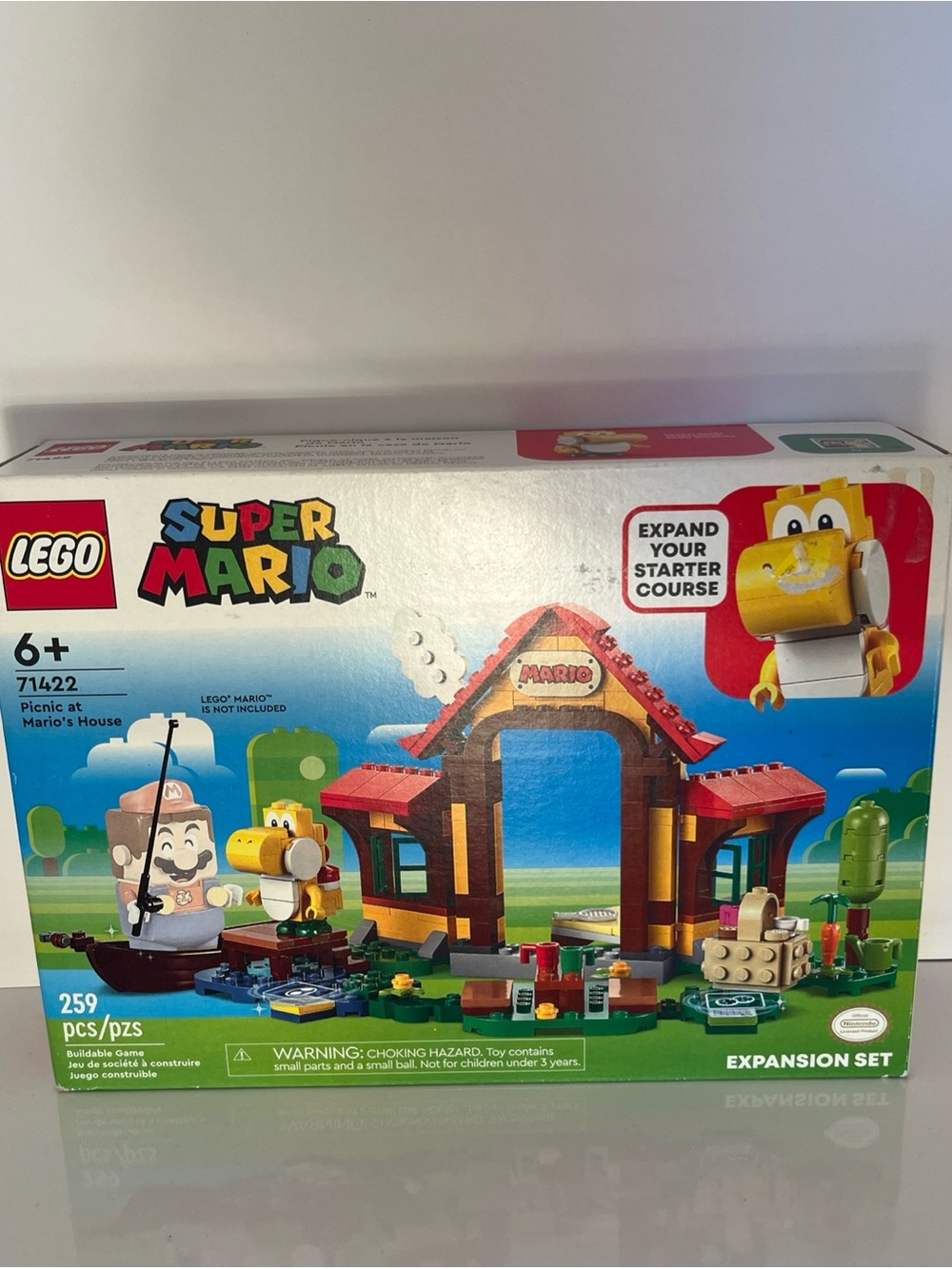 Lego Super Mario Picnic at Mario's House Expansion Set - Red, Yellow, Brown